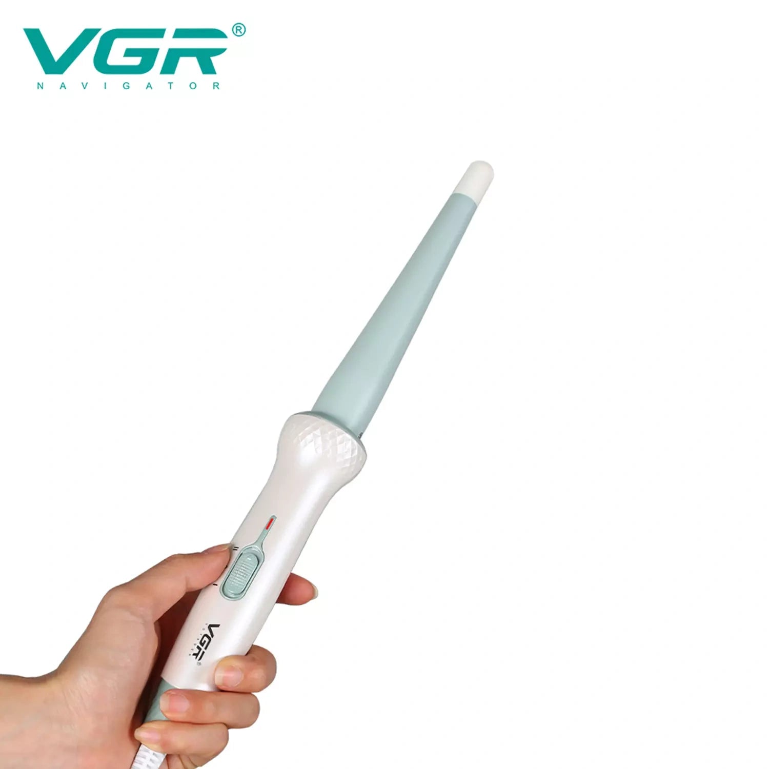 VGR V-596 Hair Curler Iron For Women, Green