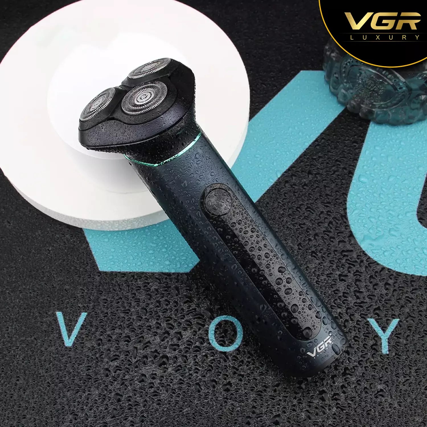 VGR V-310 Waterproof Beard Shaver For Men, Black