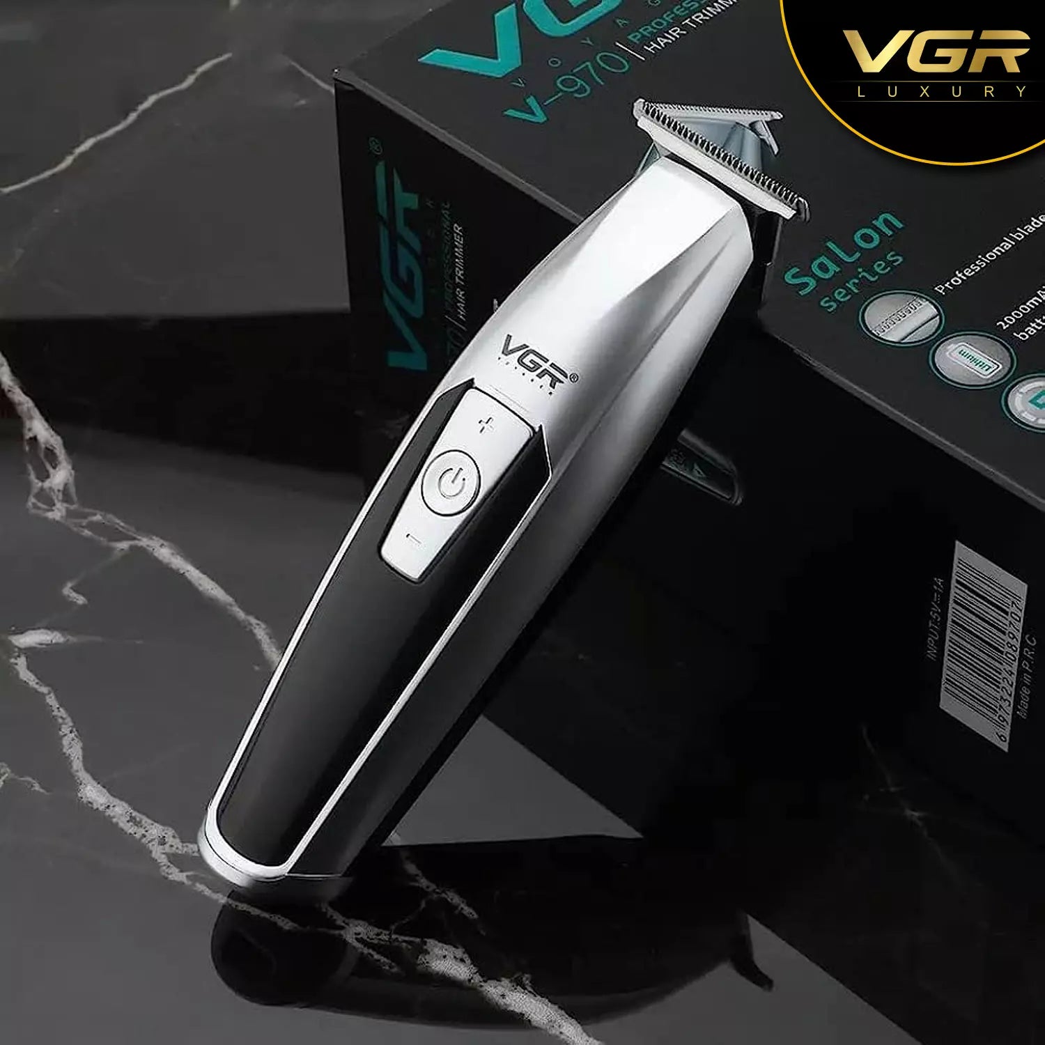 VGR V-970 Hair Trimmer For Men, Silver
