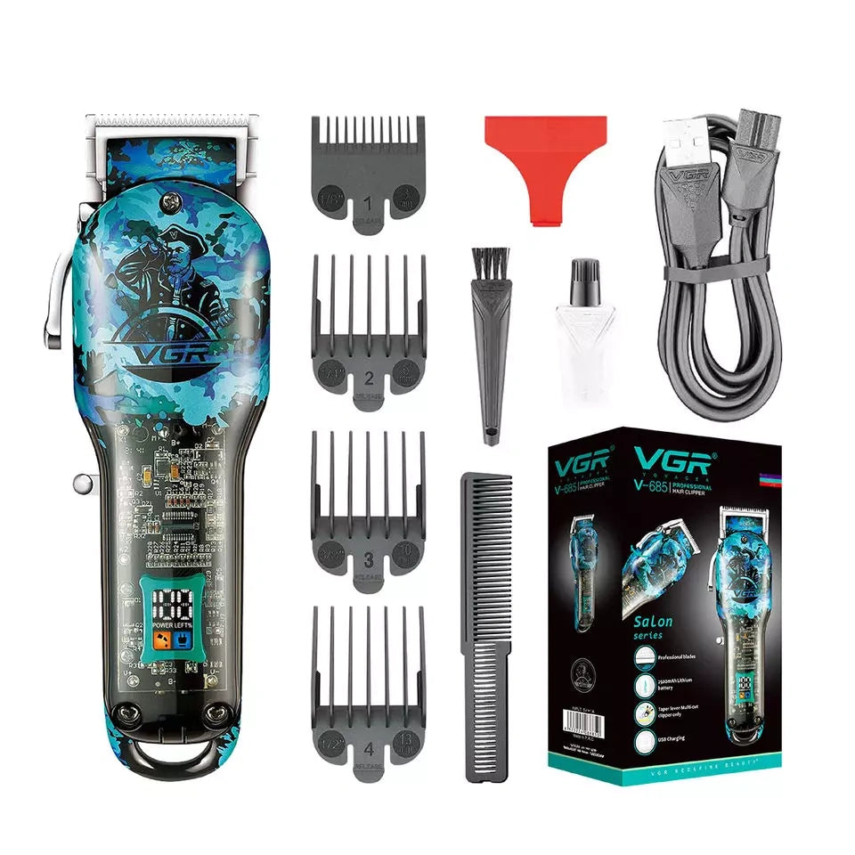 VGR V-685 Hair Clipper For Men, Blue