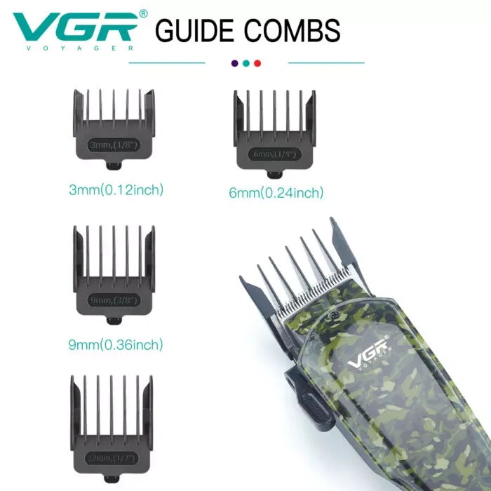 VGR V-126 Hair Clipper for Men, Camouflage