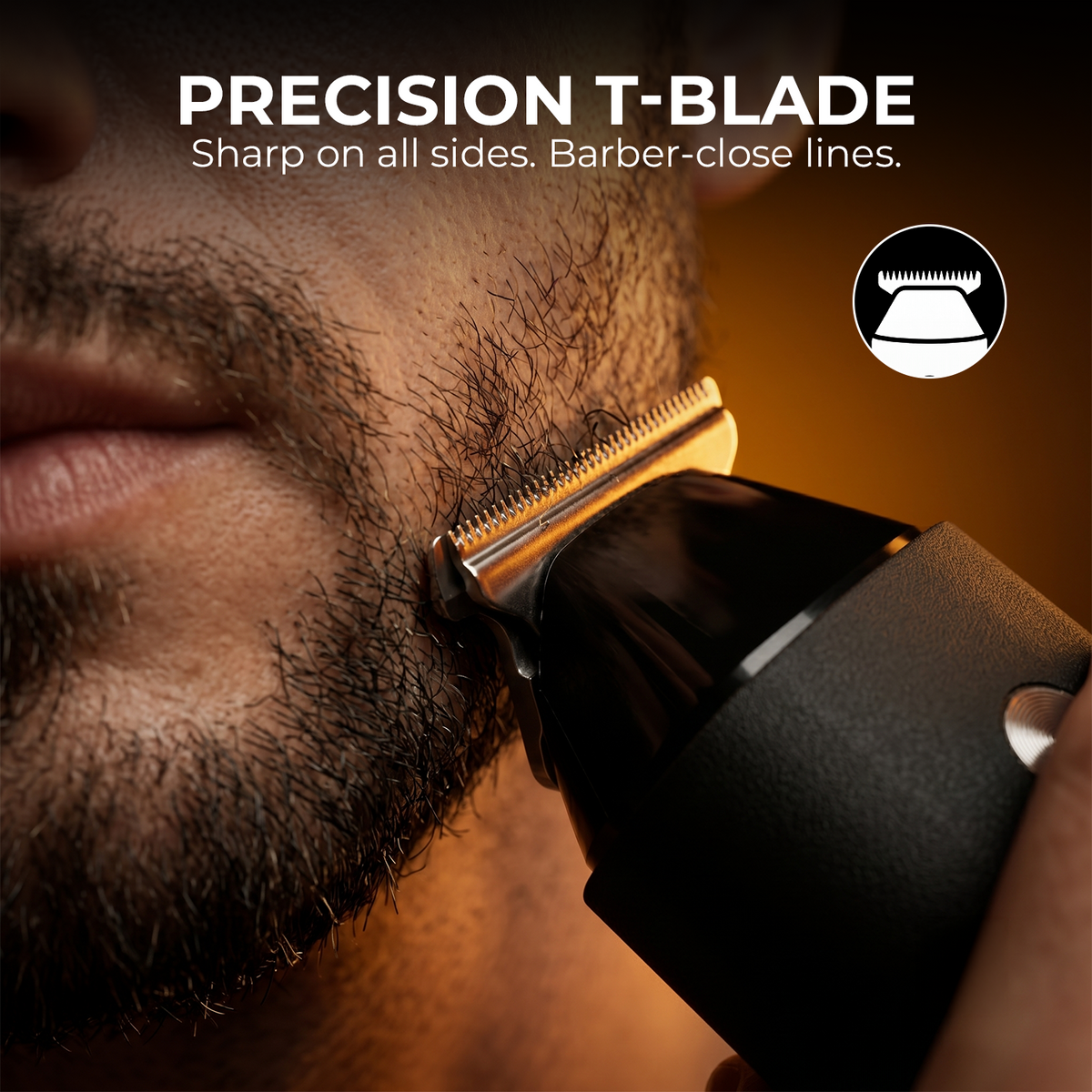 VGR V-932 Pocket Hair Trimmer For Men with 120 Minutes of Runtime (Black)