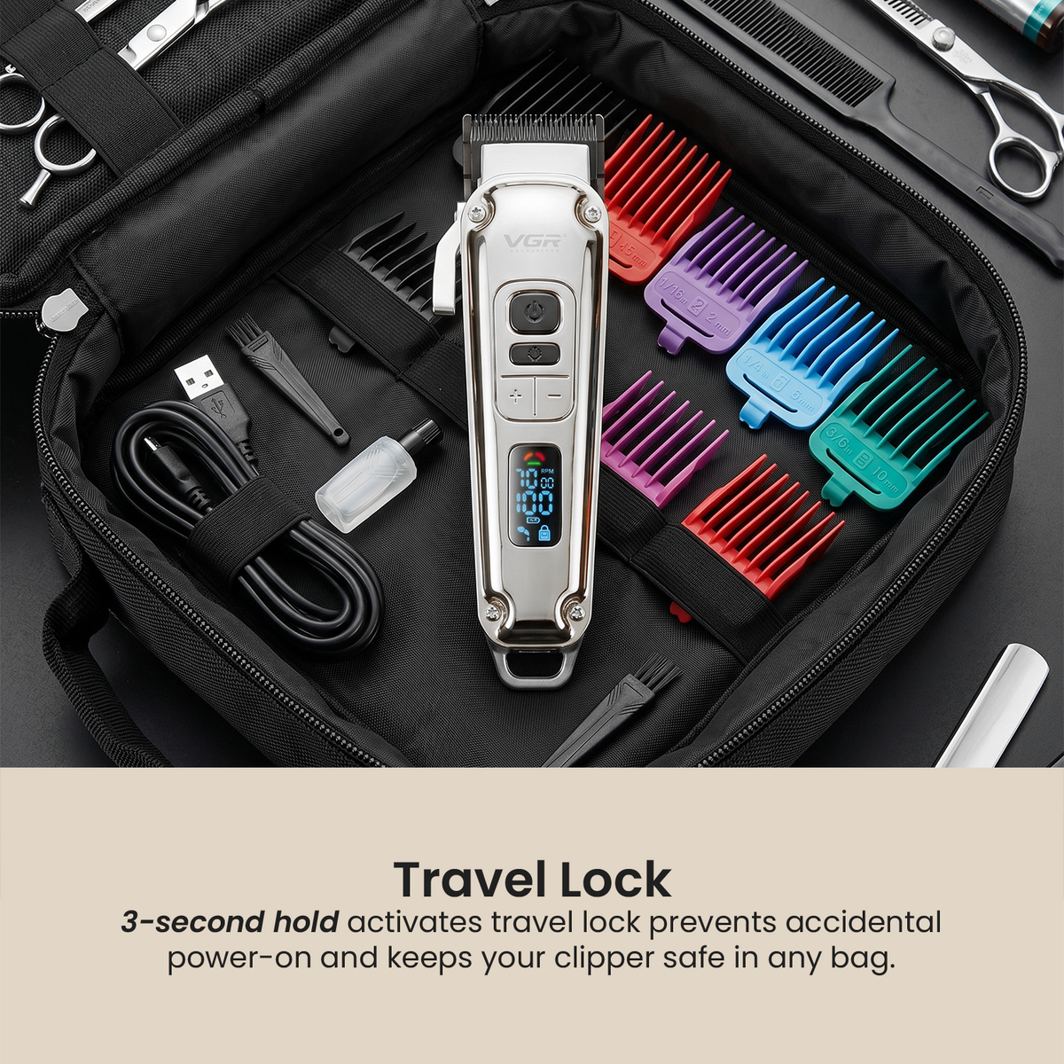 VGR V-006 Professional Hair Clipper For Men, Gold (Copy)