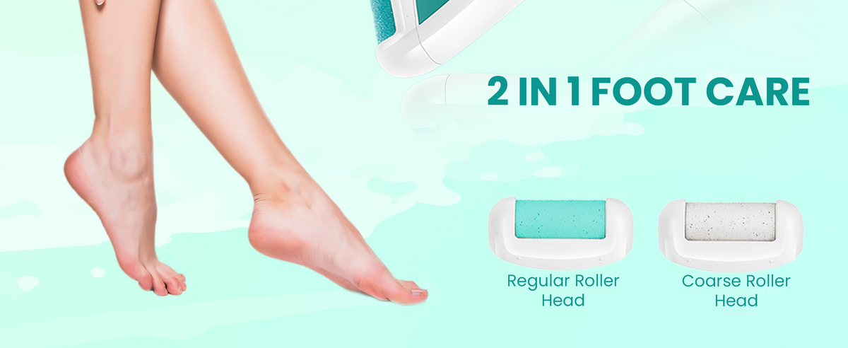VGR V-812 Professional Callus Remover, IPX6, 100 Min Runtime, 2 Speed, White