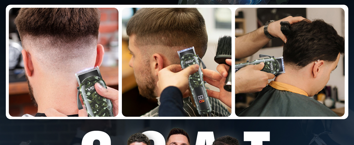VGR VL-665 Limited Edition Hair Clipper For Men, Camouflage