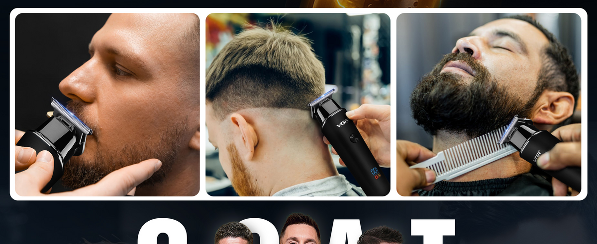VGR V-937 Hair Trimmer For Men with 500 Minutes of Runtime, Black