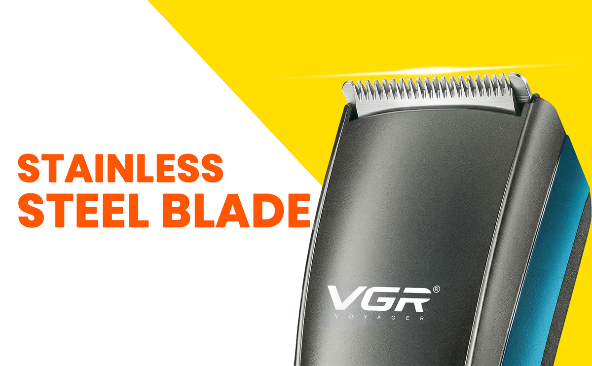 VGR V-052 Professional Hair Trimmer For Men with 120 Min Runtime, Blue
