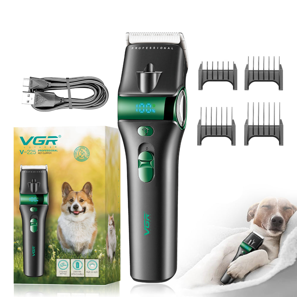 VGR V-225 Professional Pet Trimmer, Green