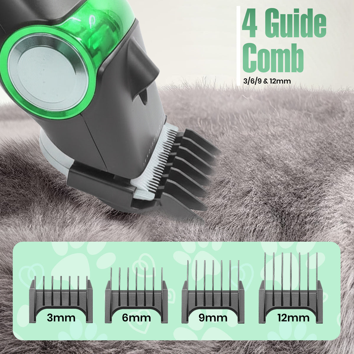 VGR V-225 Professional Pet Trimmer, Green