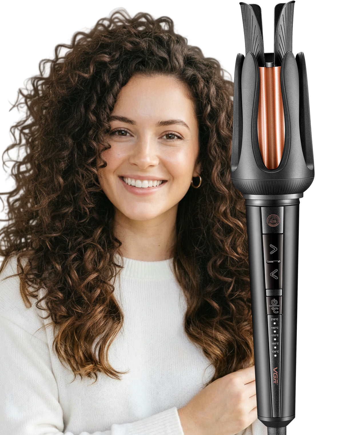 VGR V-581 Automatic Hair Curler for Women (Black)
