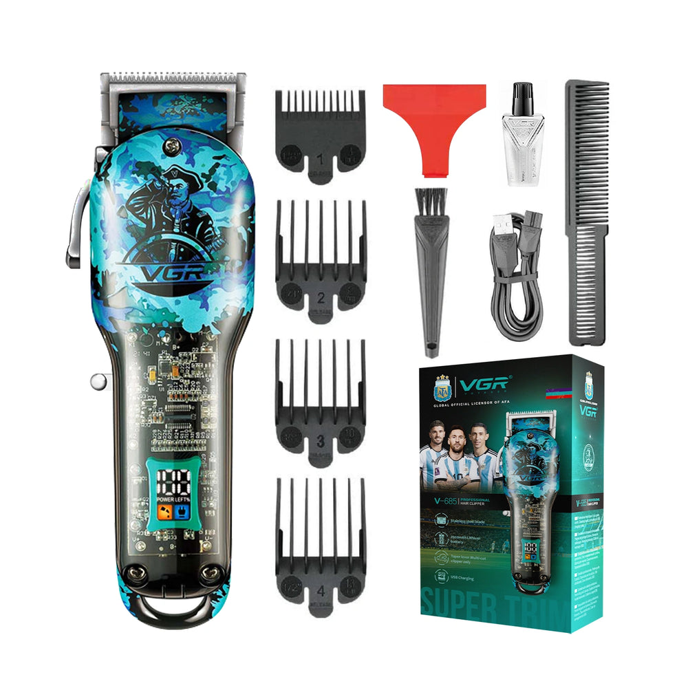 VGR V-685 Hair Clipper For Men, Blue