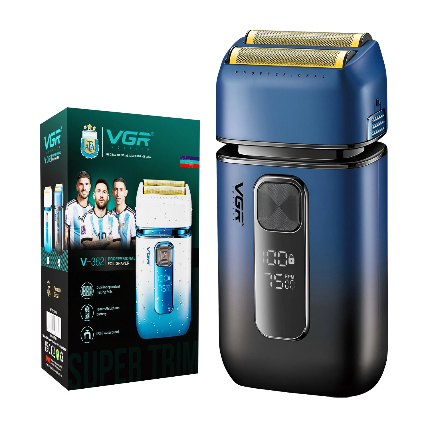 VGR V-362 SUPER TRIM Foil Shaver for Men