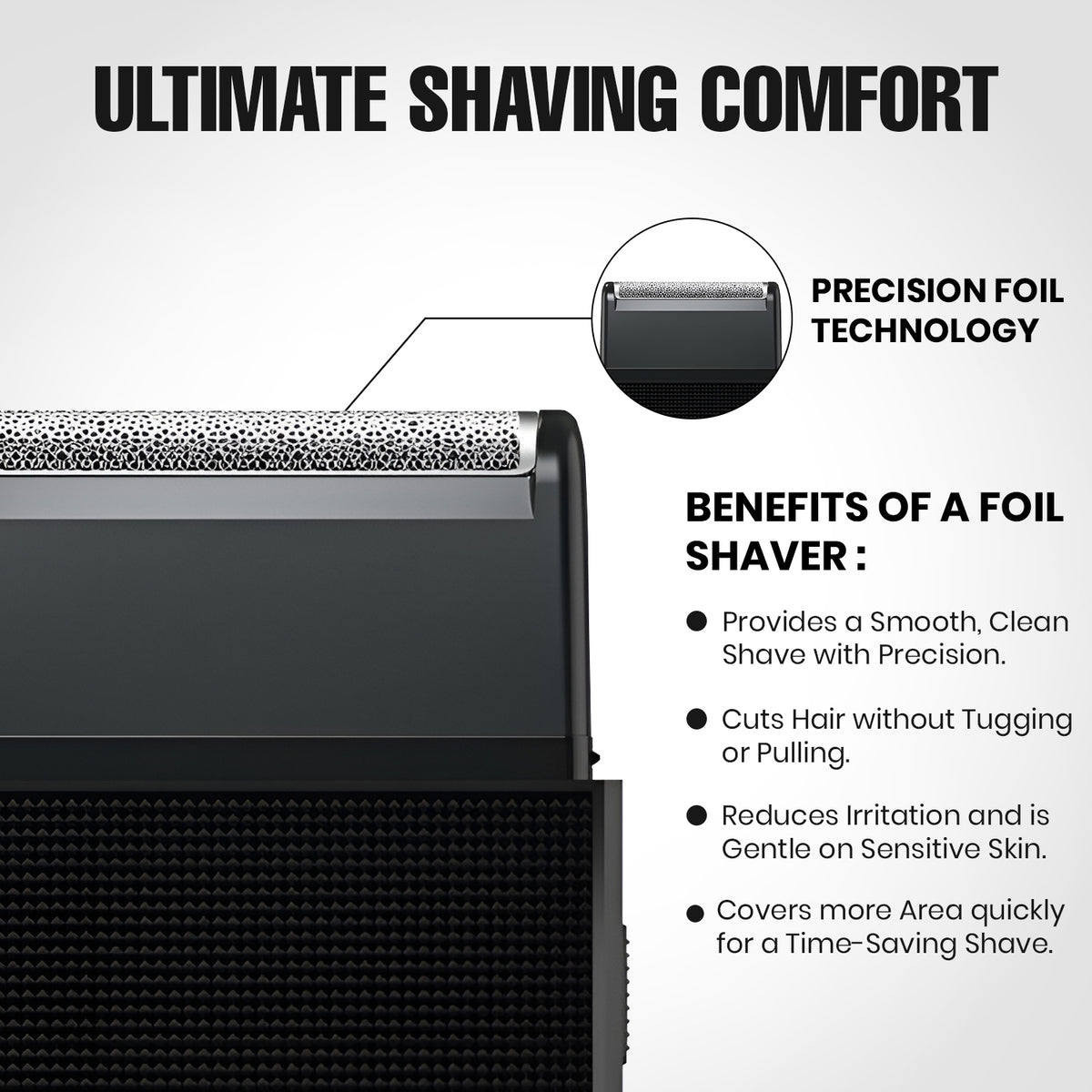 VGR V-376 Professional Pocket Size Shaver For Men, Green