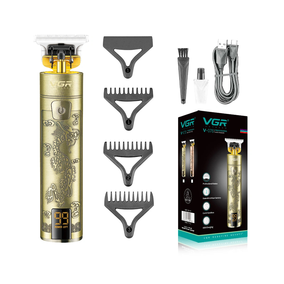 VGR V-076 Hair Trimmer For Men