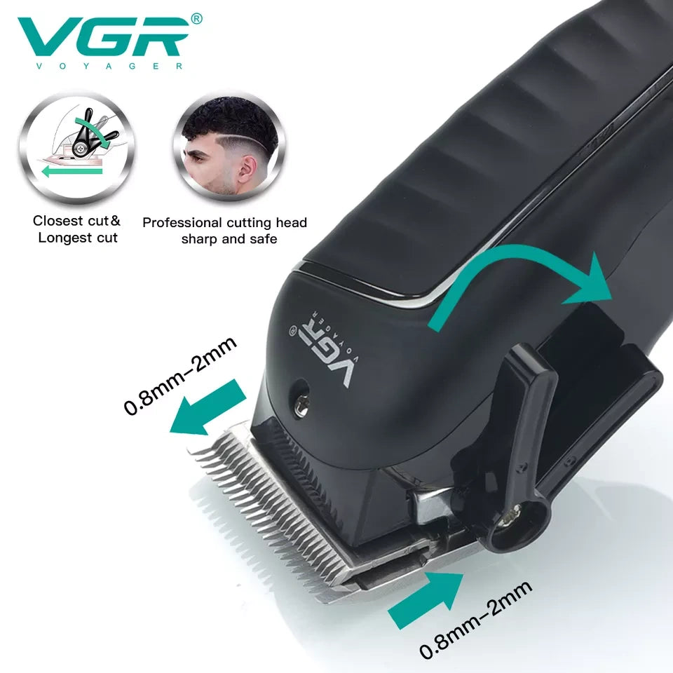 VGR V-683 Hair Clipper For Men, Black