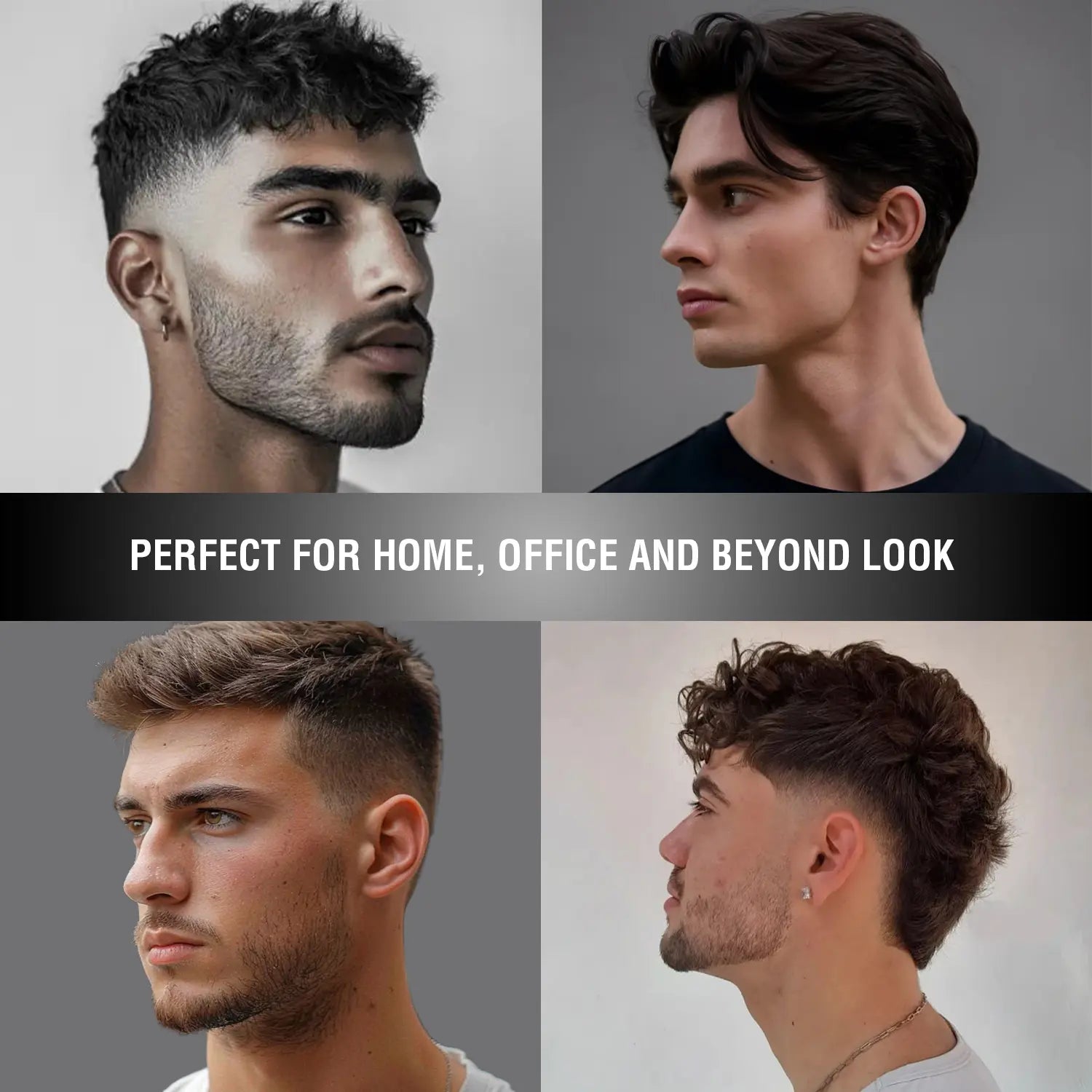  precise grooming with a professional hair clipper