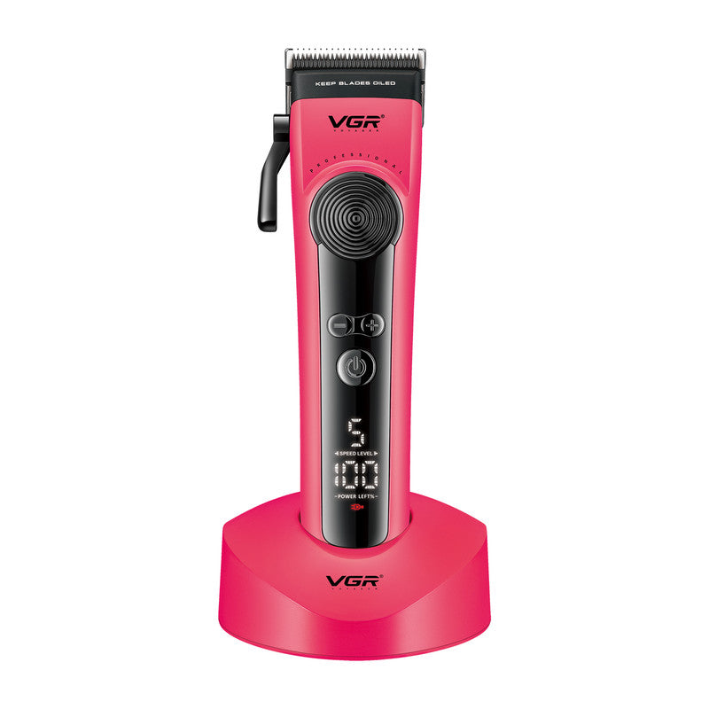 VGR V-199 Professional Hair Clipper with 180 Min Runtime, Pink