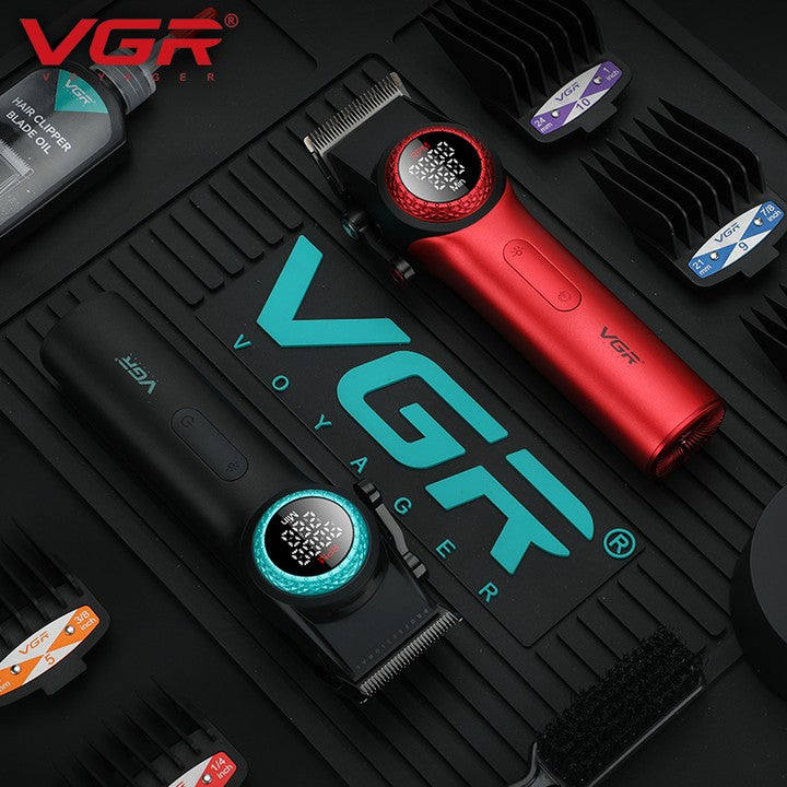 VGR V-001 Professional Hair Clipper For Men, Red