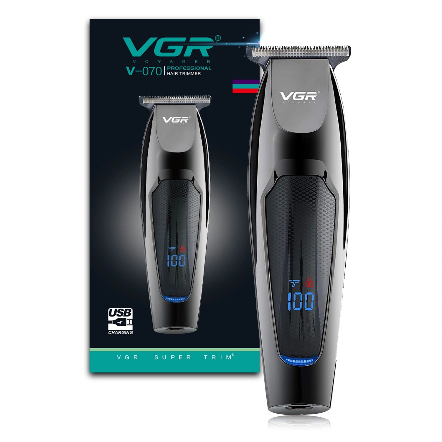 VGR V-070 Hair Trimmer For Men, Grey