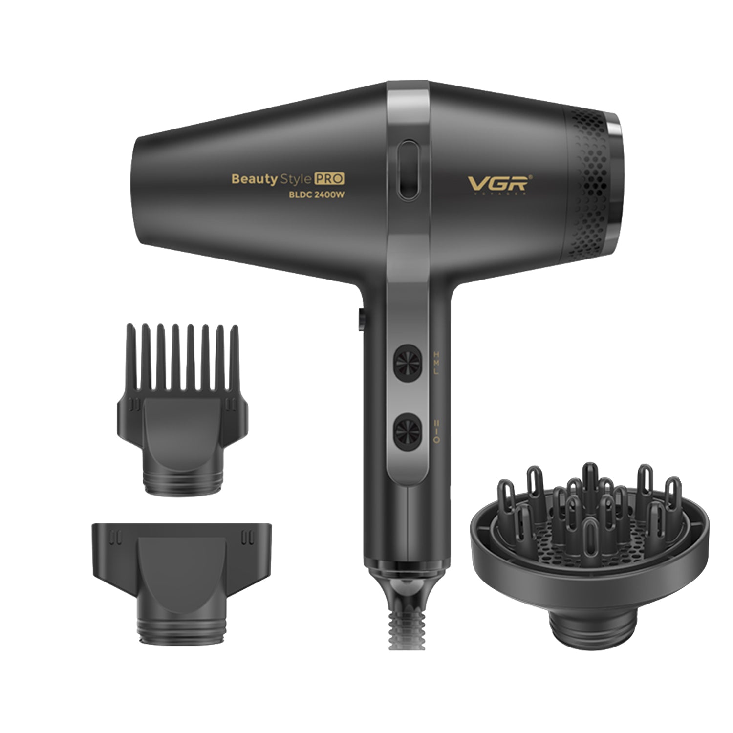 VGR V-409 Professional Hair Dryer | 2400W BLDC Motor | Barber Series