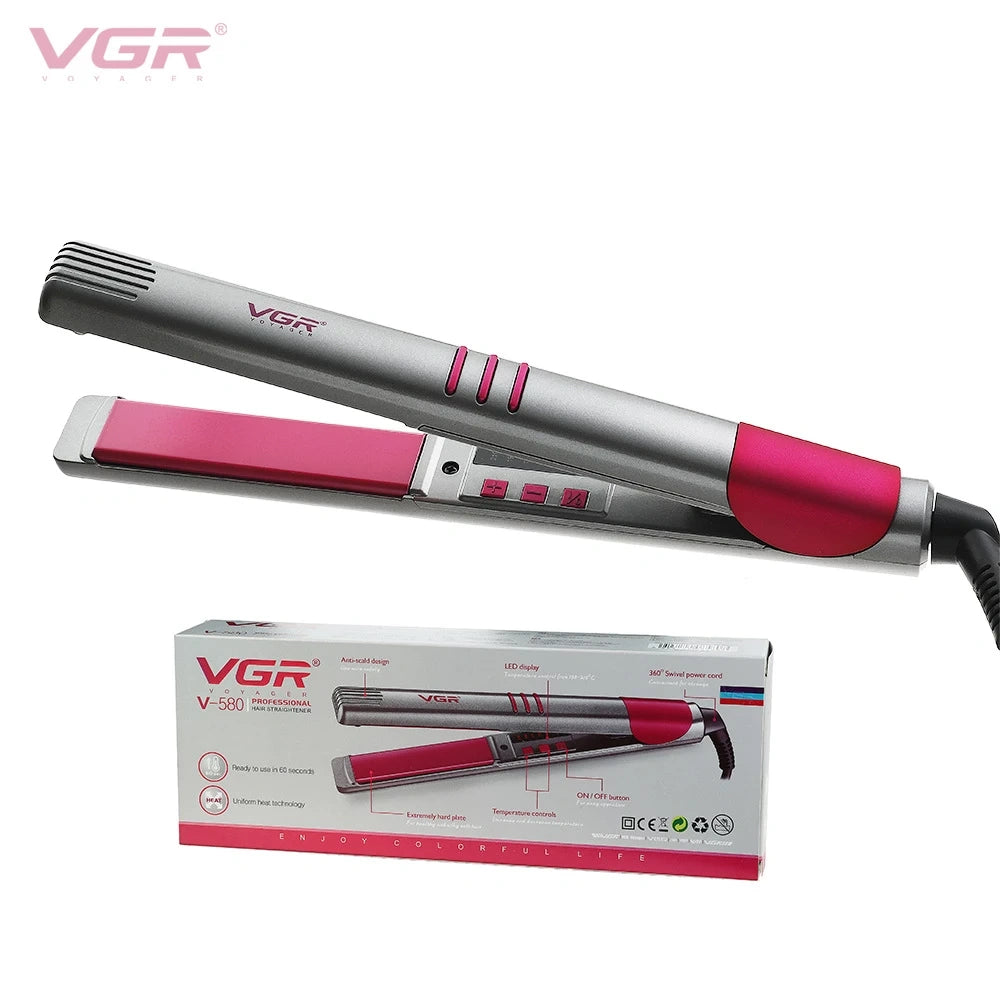 VGR V-580 Hair Straightener 130°C to 210°C Heat Producer For Women