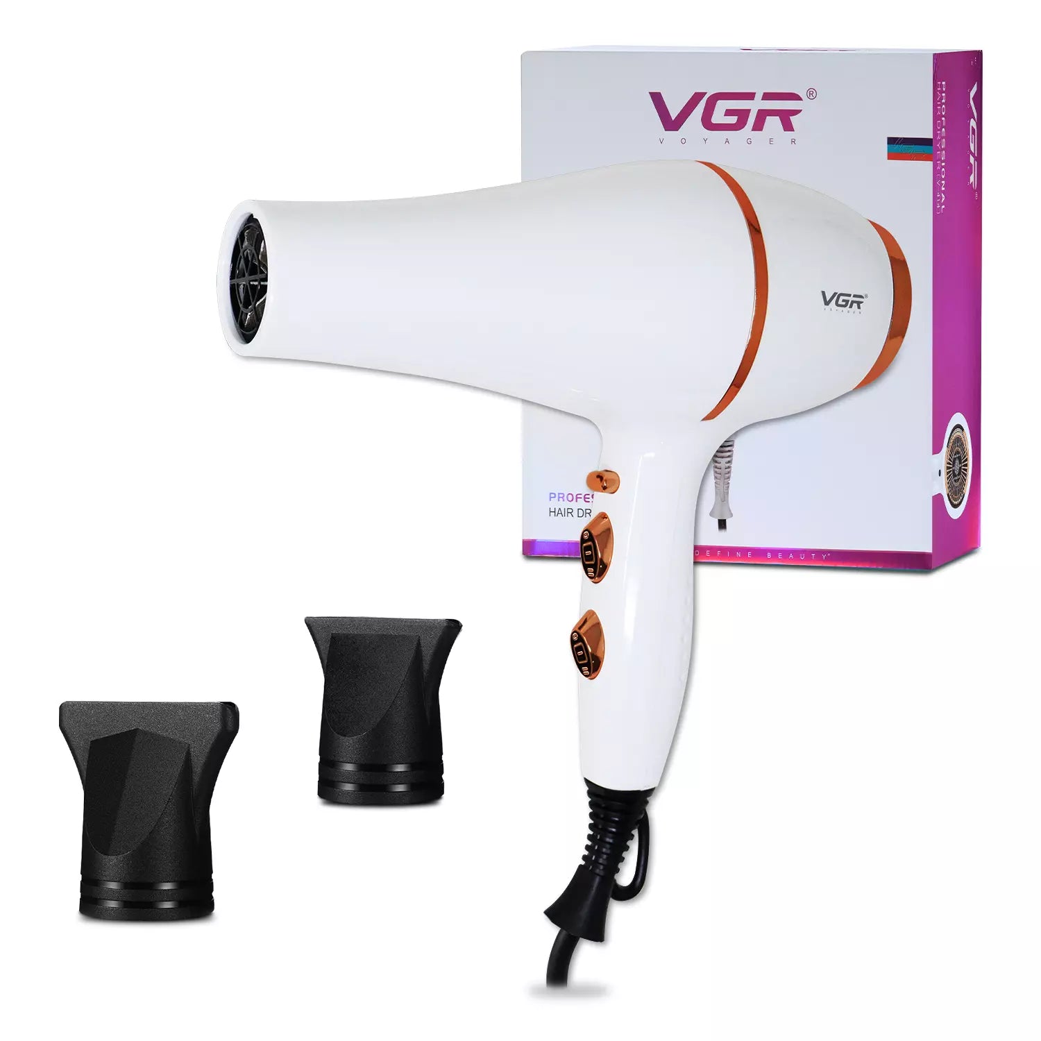 VGR V-414 Women's Heavy Duty 1800-2200 Watt Hair Dryer