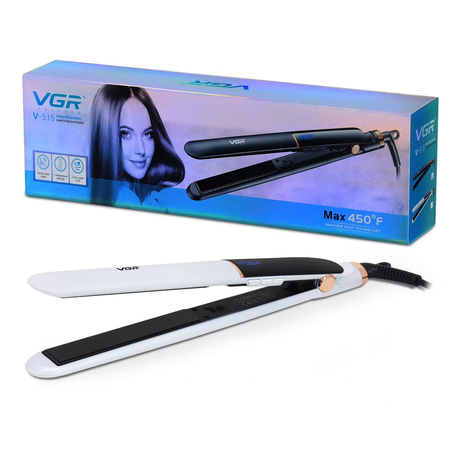 VGR V-515 Hair Straightener For Women