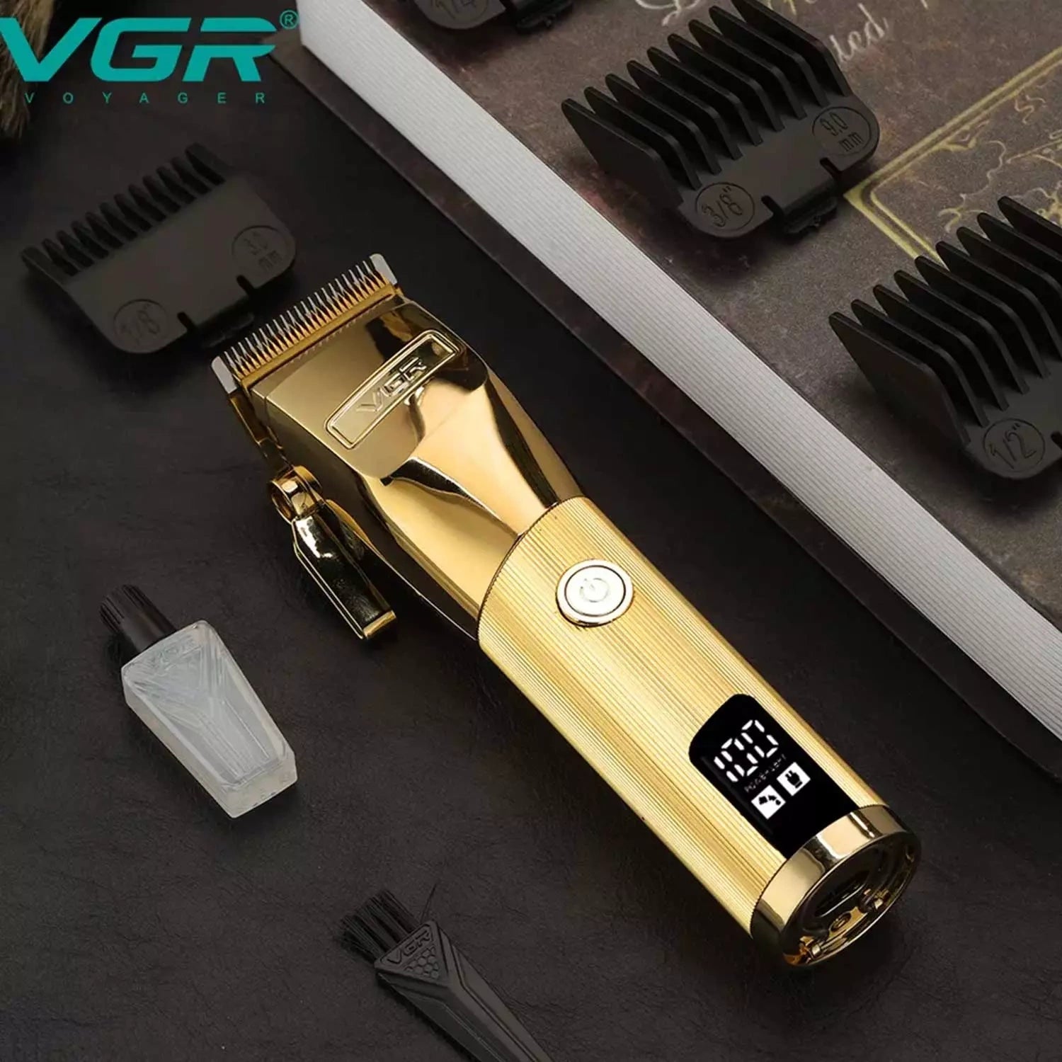 VGR V-681 Hair Clipper For Men, Gold