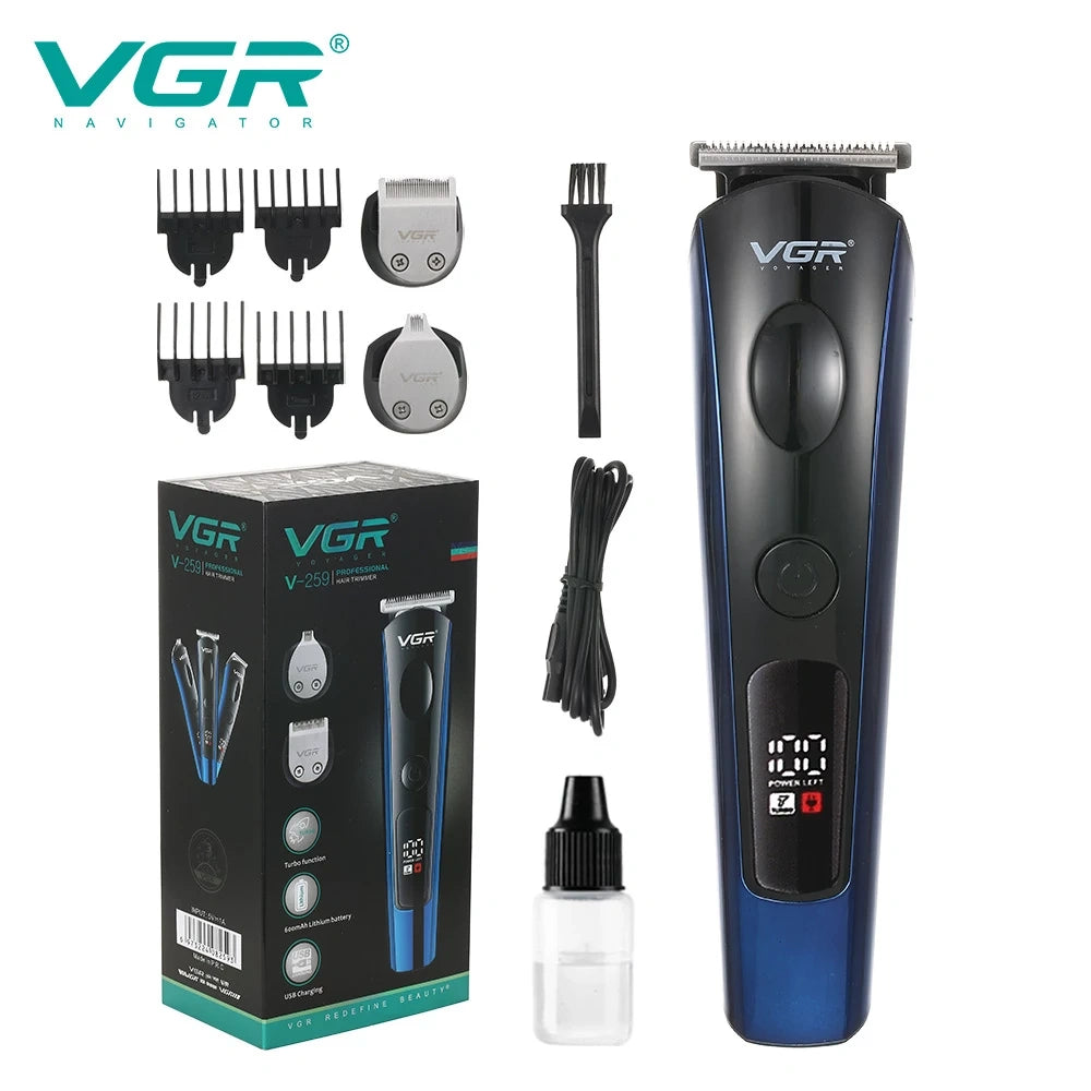 VGR V-259 Hair Trimmer For Men, Blue