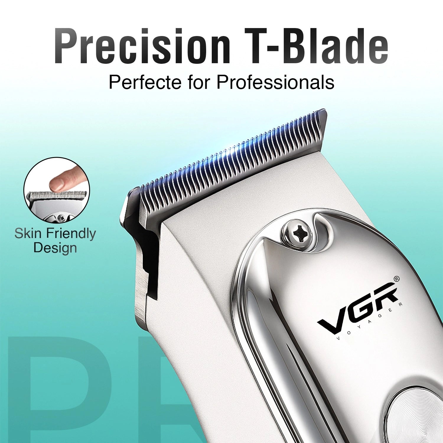 VGR V-071 Hair Trimmer For Men, Silver