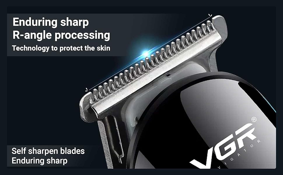 VGR V-183 Hair Trimmer For Men with 120 Minutes Runtime, Blue