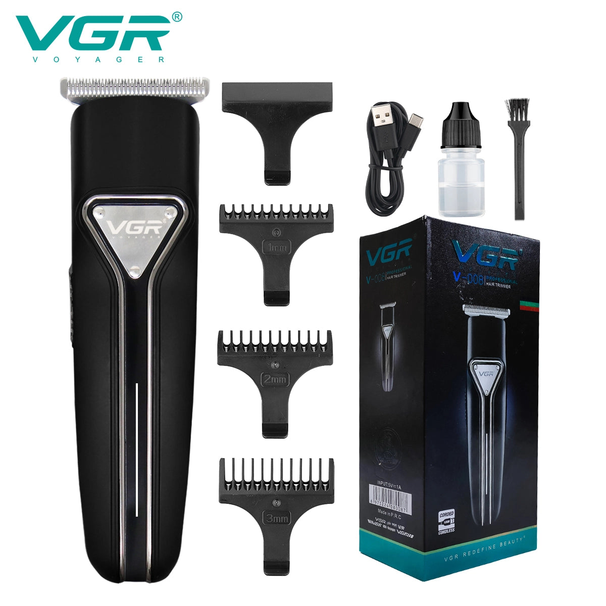 VGR V-008 Hair Trimmer For Men