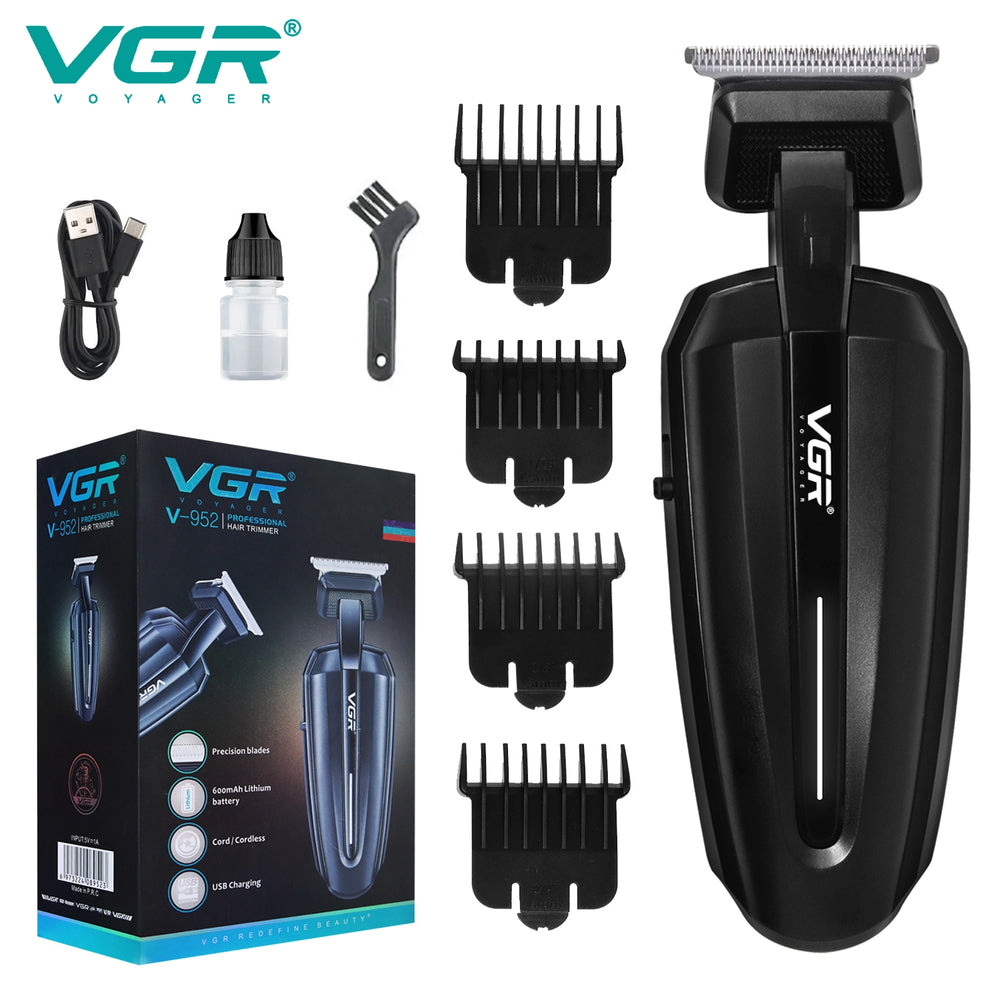 VGR V-952 Hair Trimmer For Men, Black
