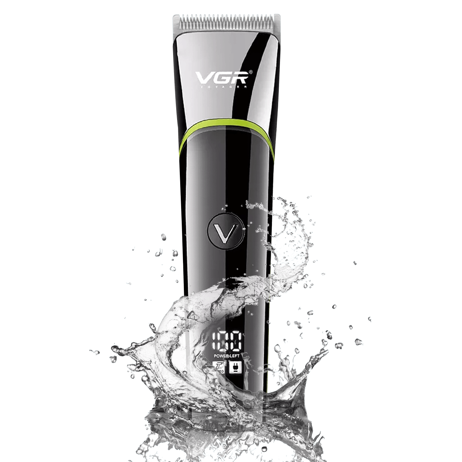 VGR-V-295-IPX6-Waterproof-Hair-Clipper-For-Men-Black