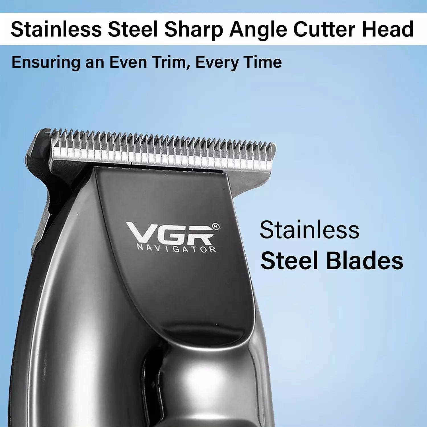 VGR V-070 Hair Trimmer For Men, Grey