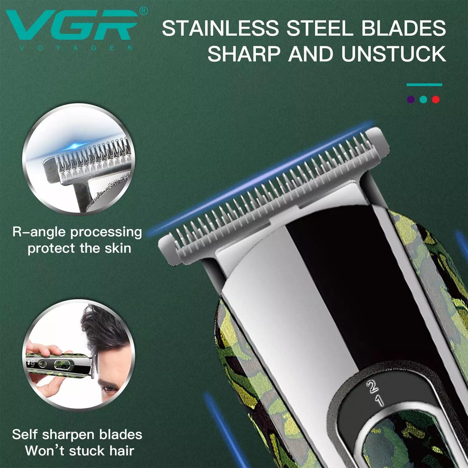 VGR V-102 Grooming Kit For Men, Army Green