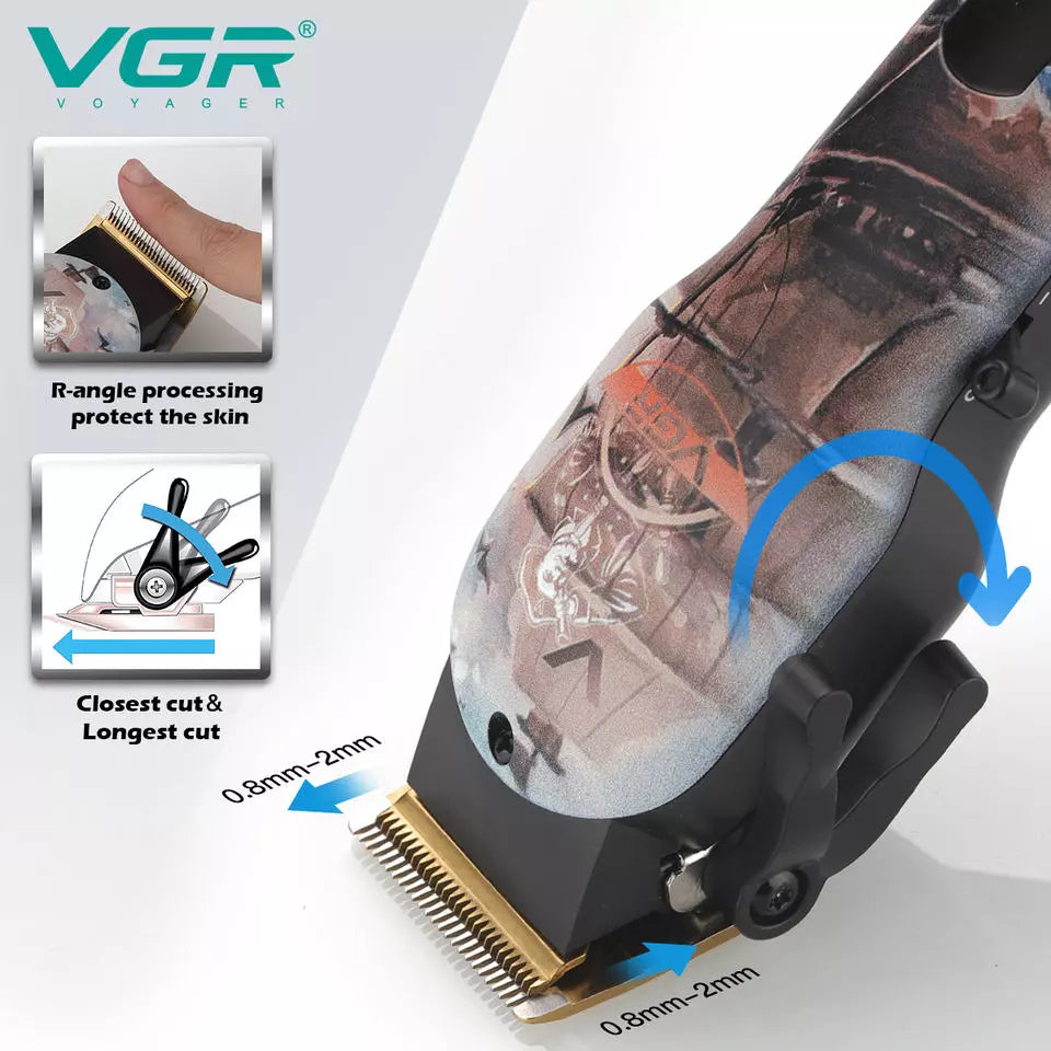 VGR V-689 Hair Clipper For Men, Brown