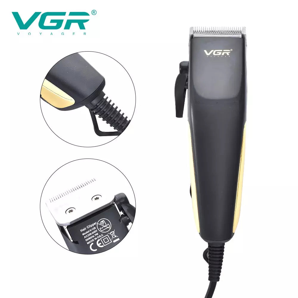 VGR V-128 Hair Clipper For Men, Black