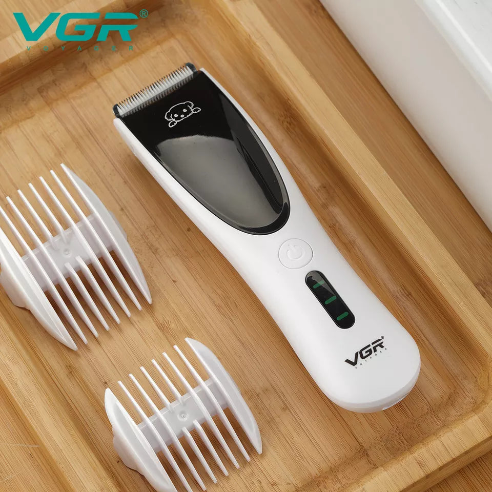 VGR-V-232-Waterproof-IPX7-Hair-Clipper-For-Pets-White