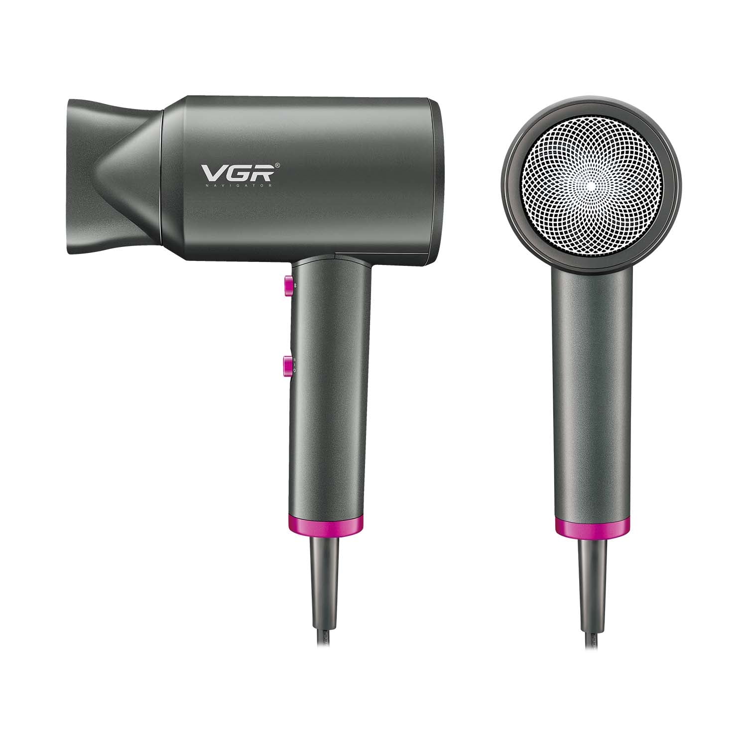 VGR V-400 Hair Dryer For Unisex, Black