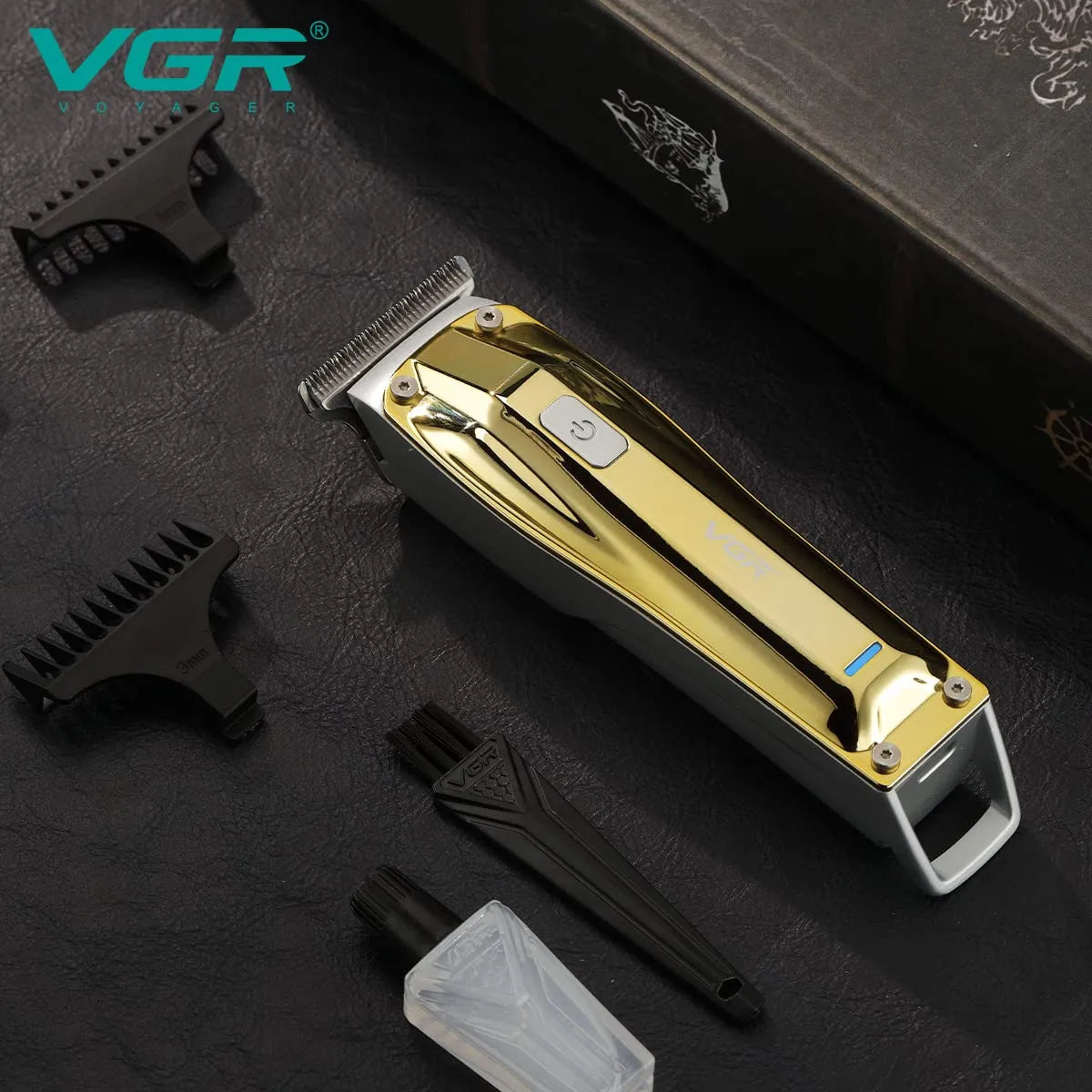 VGR-V-955-Hair-Trimmer-For-Men-Gold
