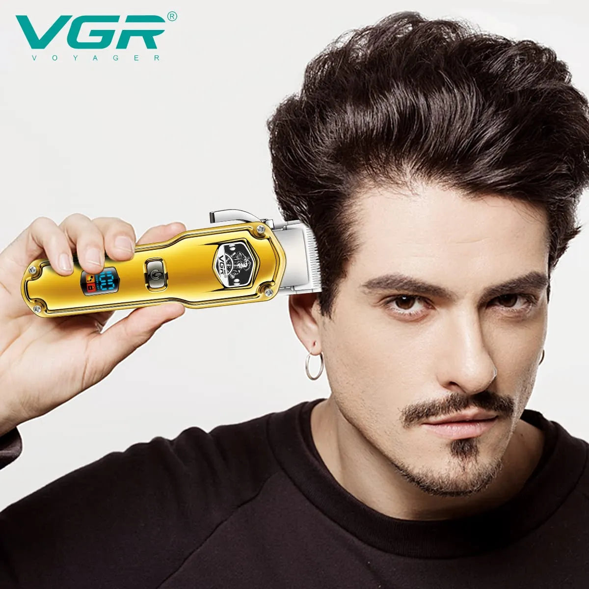 VGR V-693 Hair Clipper For Men, Gold